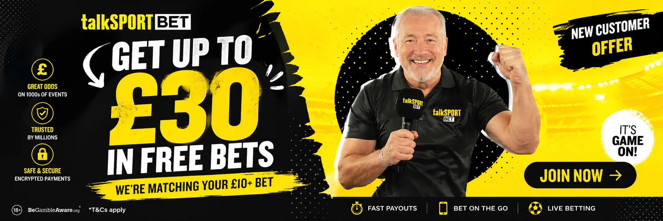 TalkSport Bet Casino — home hero